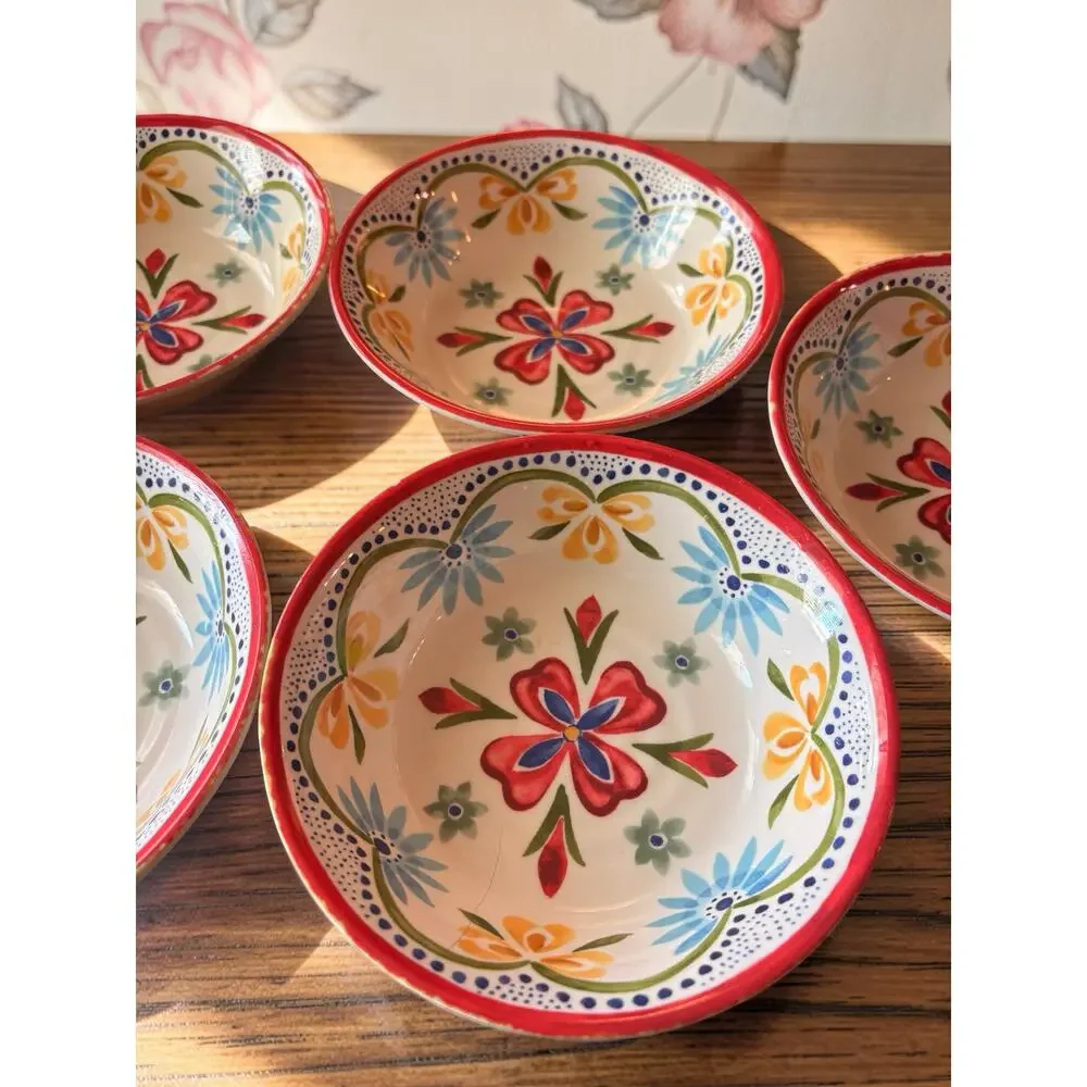Better Homes & Gardens Floral Bowls Set of 5 | 7.5